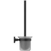 Ideal Standard A9119XG IOM Toilet Brush Set, Silk Black view 2
