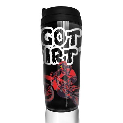 Motocross Dirt Bike Got Dirt Water Bottle Drinking Water Bottle Coffee Cup Double Wall Leakproof BPA Free Tumbler with Lid, Water Jug for Sports Gym School Travel Outdoor
