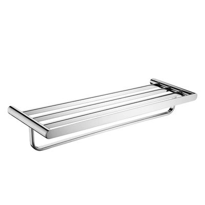 ZTBH Bathroom Hardware Sets Glass Shower Shelf, Toilet Paper Holder, Towel Bar, Toilet Brush Holder, Soap Dish, Towel Rack Bathroom Hardware Towel Set (Color : Towel Rack)