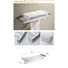 ZTBH Bathroom Hardware Sets Glass Shower Shelf, Toilet Paper Holder, Towel Bar, Toilet Brush Holder, Soap Dish, Towel Rack Bathroom Hardware Towel Set (Color : Towel Rack) view 2