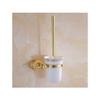 ZTBH Bathroom Hardware Sets Brass and Jade Gold Bathroom Accessories Set, Paper Holder, Towel Bar, Soap Basket, Towel Rack, Towel Ring Bathroom Hardware Towel Set (Color : Toilet Brush Holder) view 1