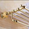 ZTBH Bathroom Hardware Sets Brass and Jade Gold Bathroom Accessories Set, Paper Holder, Towel Bar, Soap Basket, Towel Rack, Towel Ring Bathroom Hardware Towel Set (Color : Toilet Brush Holder) view 2