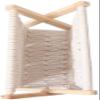 YRHH Cotton Rope Magazine Rack, Magazine Rack Small Books Newspaper Rack Organizer view 4