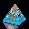 TYZK Meditation Orgone Pyramid Crystals Orgon Pyramid Natural Crystal Orgonite Energy Crystals Home Decor (Size : 6CM) view 2