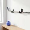 DOITOOL 2 Sets Hockey Stick Display Holder Horizontal Golf Club Display Rack Wall Mount Ski Poles Stands Hanger for Home Office Wall Black view 2