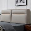 RXBD Faux Leather Large Upholstered Headboard Pillow,King Bed Positioning Support Wedge Backrest Bumper Cushion Removable Cover,for Day Bed & Bunk Bed(Size Can Be Customized) view 1