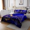 3 Piece Glitter Christmas Tree Quilt Bedding Set Women Aldult Lightweight Bedding Golden Deer Bedspread Set Merry Christmas Bedspread Coverlet Soft Microfiber Home Quilt Set for King Bed All Season view 2