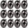 12 Pack 60mm 2.5" Shiny Silver Ball Ornament with Wire and UV Coating view 1