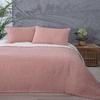 100% Cotton Muslin Throw Blanket, 4 Layers Bedspread, Soft Turkish Cotton Muslin Bed Cover, Reversible Coverlet, Pale Red (Twin Size 63x90-160x230cm) view 1