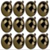 12 Pack 60mm 2.5" Shiny Gold Ball Ornament with Wire and UV Coating view 1