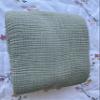 100% Cotton Muslin Throw Blanket, 4 Layers Bedspread, Soft Turkish Cotton Muslin Bed Cover, Reversible Coverlet, Green (Throw 47x71-120x180cm) view 2
