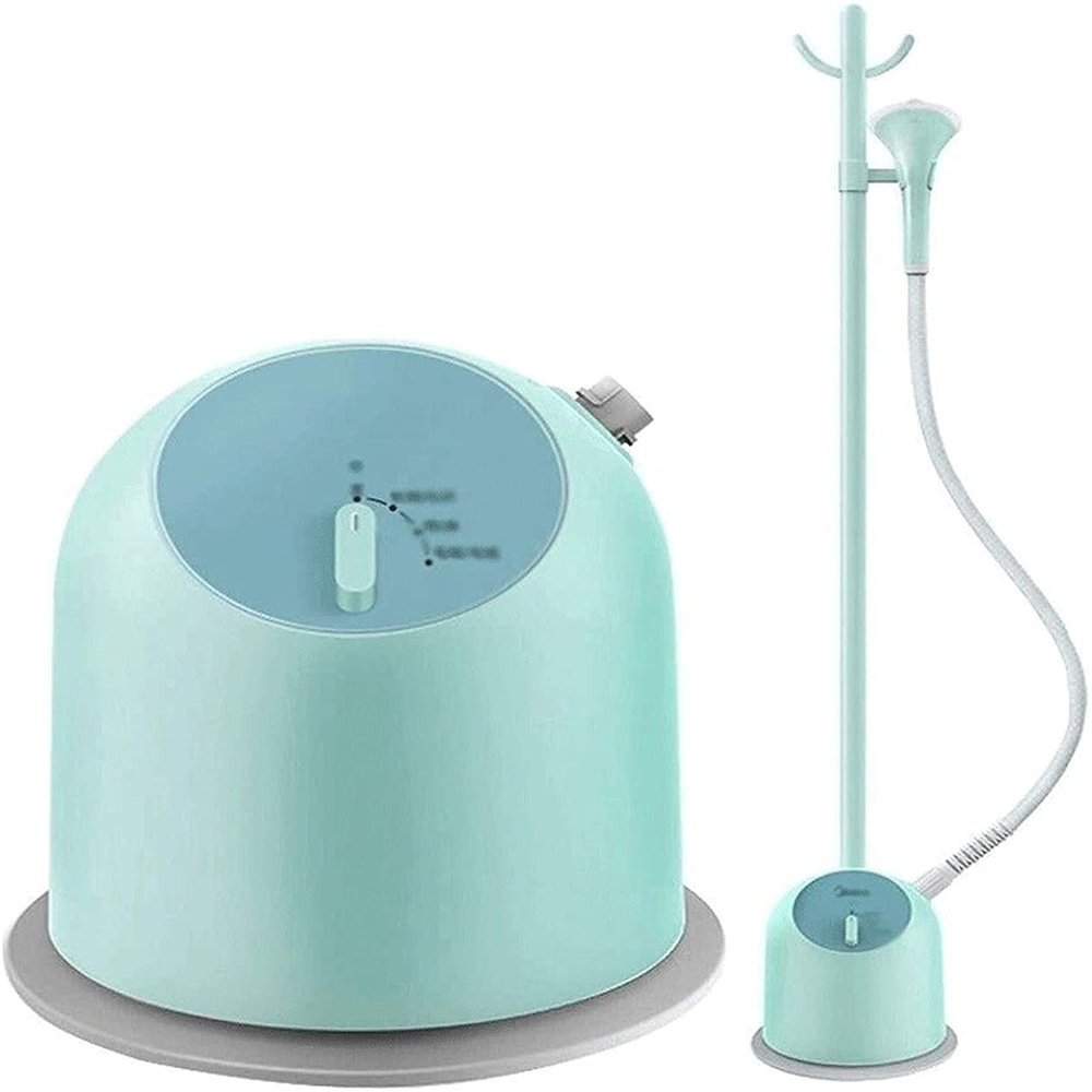 SMSOM Garment Steamer,Standing Steamer with Garment Hanger-Full Size Steamer,Heats in 35 Seconds with 1.4 Water Tank for 50Min Continuous Steaming-1500W,Green