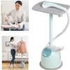 SMSOM Garment Steamer,Standing Steamer with Garment Hanger-Full Size Steamer,Heats in 35 Seconds with 1.4 Water Tank for 50Min Continuous Steaming-1500W,Green view 2