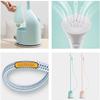 SMSOM Garment Steamer,Standing Steamer with Garment Hanger-Full Size Steamer,Heats in 35 Seconds with 1.4 Water Tank for 50Min Continuous Steaming-1500W,Green view 3