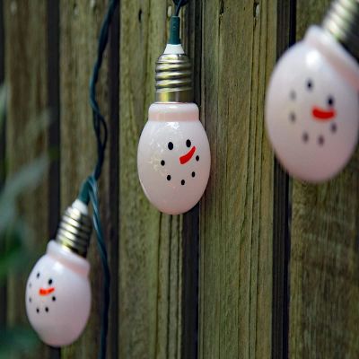 GERSON Snowman Light Set Indoors/Outdoors 10 Lights Electric