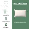 ORGANIC TEXTILES Natural Kapok Pillow with Organic Cotton Cover, (Travel Size), GOTS Certified, Adjustable Loft, Cooling and Breathable, Easy Care, Neck Support view 4