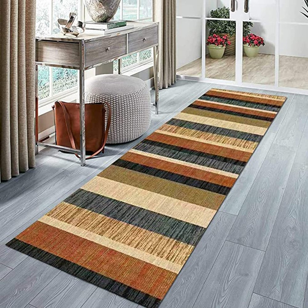 LHYZF Modern Long Non-Slip Carpet Hallway Runner Rugs for Corridor/Kitchen/Stairs-1m/1.5m/2m/2.5m/3m/3.5m/4m/4.5m/5m/5.5m/6m Custom Length (Size : 2.6 ft x 16.4 ft)