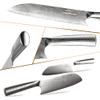 Damascus Steel Knife Set With Block - 3-Piece Kitchen Set Includes Chef, Santoku, Paring Knife - Stain & Rust Resistant view 3