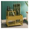 Umbrella Racks Family Business Umbrella Stand Gold,Metal Wrought Iron Umbrella Holder Storage Rack,Used at The Entrance of The Office Hotel Lobby,Saving Space (Size : 50x22x50cm) view 1