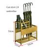 Umbrella Racks Family Business Umbrella Stand Gold,Metal Wrought Iron Umbrella Holder Storage Rack,Used at The Entrance of The Office Hotel Lobby,Saving Space (Size : 50x22x50cm) view 2