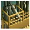 Umbrella Racks Family Business Umbrella Stand Gold,Metal Wrought Iron Umbrella Holder Storage Rack,Used at The Entrance of The Office Hotel Lobby,Saving Space (Size : 50x22x50cm) view 3