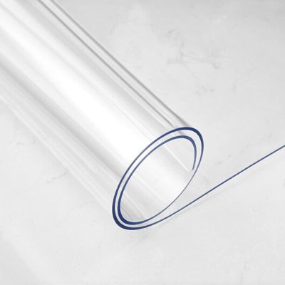 2mm Thick Clear Table Cover Cloth Rectangle Protector for Dining Glass Table,Non-Slip Waterproof Wipeable PVC Tablecloth Desk Mat,Office Desk Top Coffee End Table Protective Pad Sheet