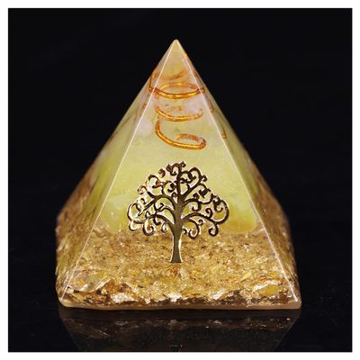 TYQXSH Energy Generator Orgonite Energy Pyramid Tree of Life Chakra Reiki Meditation (Color : Style 1, Size : 5CM)