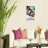1938 German Grand Prix - Hans Stuck Race Driver - Sieger AUF Auto Union - Vintage Car Racing Poster by Klokien - Fine Art Rolled Canvas Print 20in x 26in view 3