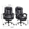 GAXQFEI Chairs Recliner Office Chair Ergonomic Leather Swivel Chair Computerized Office Chair with Armrests and Lumbar Support, Height Adjustable view 3