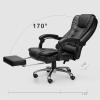 GAXQFEI Chairs Recliner Office Chair Ergonomic Leather Swivel Chair Computerized Office Chair with Armrests and Lumbar Support, Height Adjustable view 4