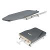 Retractable Pull Out Ironing Board, Closet Sliding Out Swivel Iron Board Mounted in Drawer with 180 Degree Rotatio, 1.8cm/0.06FT Ecological Plate, Removable Cloth Cover, Gray view 1