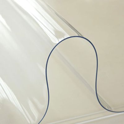 2mm Thick Clear Table Cover Cloth Protector,Table Protector for Dining Room Table,Clear Plastic Vinyl Tablecloth Sheet,Table Pad Mat for Kitchen Wood Grain(60100/70150/80160/90150cm)