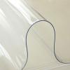 2mm Thick Clear Table Cover Cloth Protector,Table Protector for Dining Room Table,Clear Plastic Vinyl Tablecloth Sheet,Table Pad Mat for Kitchen Wood Grain(60100/70150/80160/90150cm) view 1