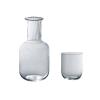 Pitchers Beverage Pitchers 27 Ounces Simple Glass Pitcher with Water Cup Household Vertical Pattern Cold Water Jug for Milk,Juice,Hot and Cold Beverages for Juice Milk Cold or Hot Beverages view 1
