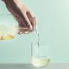 Pitchers Beverage Pitchers 27 Ounces Simple Glass Pitcher with Water Cup Household Vertical Pattern Cold Water Jug for Milk,Juice,Hot and Cold Beverages for Juice Milk Cold or Hot Beverages view 3