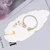 Beaupretty Leaf Jewelry Plate Elegant Ceramic Dumpling and Snack Dish for Display Home Decor and Jewelry Storage Design Trim view 4