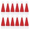 TOYANDONA 50Pcs Christmas Mini Lollipop Hat Bottles Cover Lollipop Candy Hat Mini Santa Claus for Home Christmas Decoration DIY Doll Crafts view 1