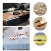 Odorless 2mm Thick Clear Table Protector for Dining Room Table,Clear Plastic Table Cover Roll,Clear Tablecloth Cover Protector,Clear Table Pad Thick Plastic Table Mat Sheet -Customizable view 3