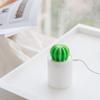 Mini humidifier,280ml USB Cold Fog Portable Cactus air humidifier with Night Light,Ultra-Quiet Bedroom Home Office Yoga car Travel,White.Automatic Shutdown (Color : White, Size : 1388cm/533in) view 3