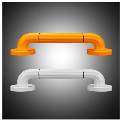 LUOFDCLDDD Safety Grab Bar Stainless Steel, Shower Balance Bar, Safety Support, Suitable for Bathroom and Toilet/White/48Cm