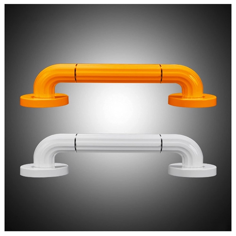 LUOFDCLDDD Safety Grab Bar Stainless Steel, Shower Balance Bar, Safety Support, Suitable for Bathroom and Toilet/White/48Cm