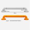 LUOFDCLDDD Safety Grab Bar Stainless Steel, Shower Balance Bar, Safety Support, Suitable for Bathroom and Toilet/White/48Cm view 2