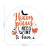 100 Pcs Halloween Stickers for Hocus Pocus I Need Wine to Focus Stickers Halloween decorations Stickers for Envelope Seals Candy Halloween Party Decorations view 2