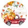 100 Pcs Thankful Stickers Thanksgiving Farmhouse Autumn Stickers Thanksgiving Day decorations Stickers for Envelope Seals Candy Party Decorations view 1