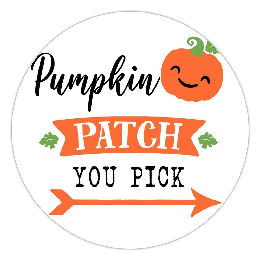 100 Pcs Halloween Stickers for Welcome Fall Pumpkin Patch Stickers Halloween decorations Stickers for Envelope Seals Candy Halloween Party Decorations