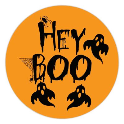 100 Pcs Halloween Stickers for Hey BOO Stickers Halloween decorations Stickers for Envelope Seals Candy Halloween Party Decorations