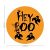 100 Pcs Halloween Stickers for Hey BOO Stickers Halloween decorations Stickers for Envelope Seals Candy Halloween Party Decorations view 2