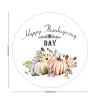100 Pcs Thankful Stickers Pumpkin Truck Thanksgiving Blessings Farmhouse Stickers Thanksgiving Day decorations Stickers for Envelope Seals Candy Party Decorations view 2