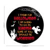 100 Pcs Halloween Stickers for Halloween Karma Saying Stickers Halloween decorations Stickers for Envelope Seals Candy Halloween Party Decorations view 2