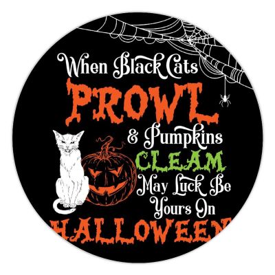 100 Pcs Halloween Stickers for Vintage Retro Luck Halloween Quote And Poem Stickers Halloween decorations Stickers for Envelope Seals Candy Halloween Party Decorations